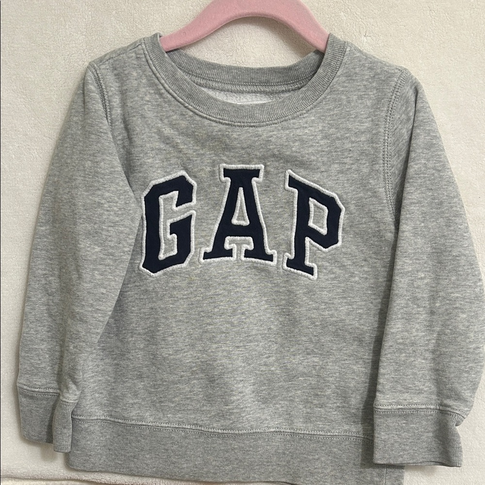 GAP Kids Heather Gray Logo Sweatshirt
